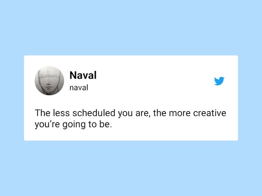 Tweet του Naval Ravikant - @naval